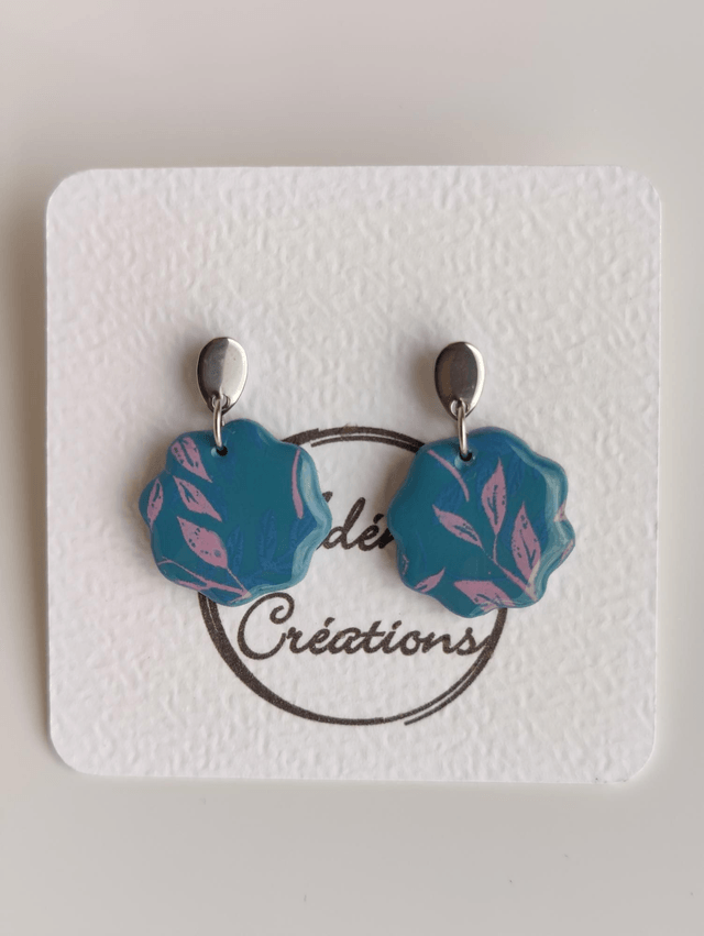 Boucles d'oreilles Thalie fleurs