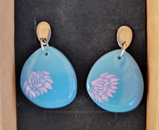 Boucles d'oreilles Thalie goutte d'eau 