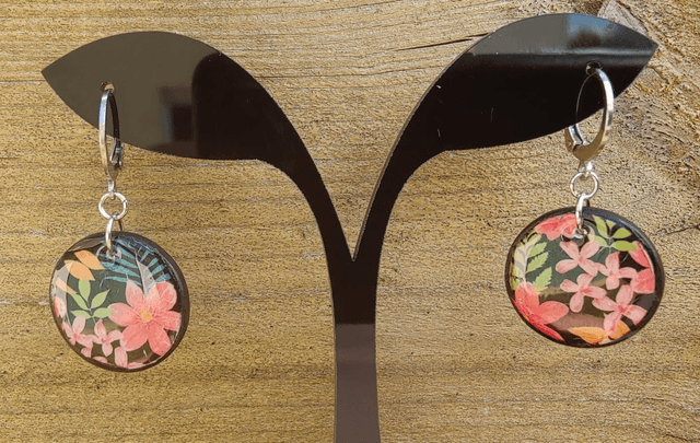 Boucles d'oreilles "Jungle"